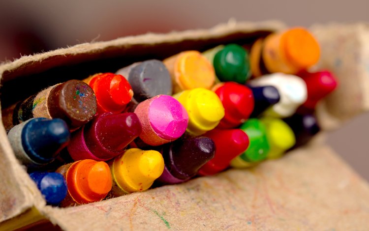 разноцветные, карандаши, цветные, мелки, восковые карандаши, colorful, pencils, colored, crayons