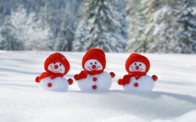 снег, зима, фигурки, снеговики, snow, winter, figures, snowmen