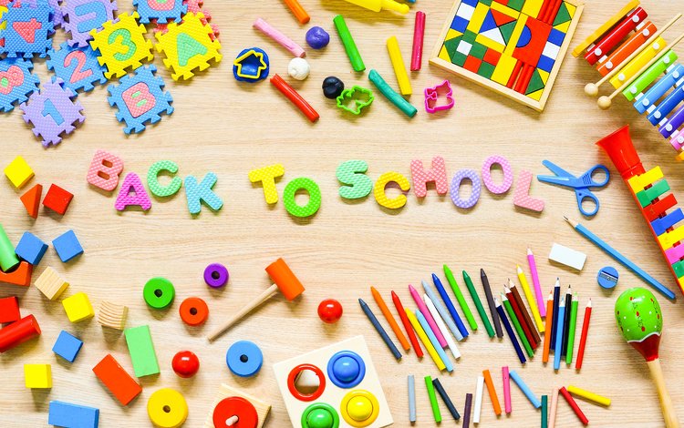 разноцветные, буквы, игрушки, мелки, цветные карандаши, colorful, letters, toys, crayons, colored pencils