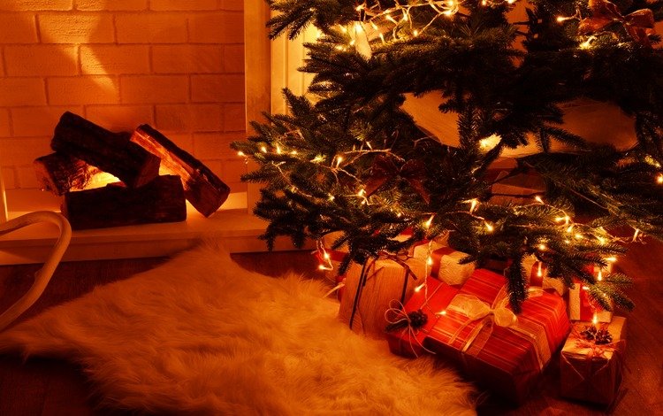 новый год, елка, подарки, рождество, гирлянда, new year, tree, gifts, christmas, garland