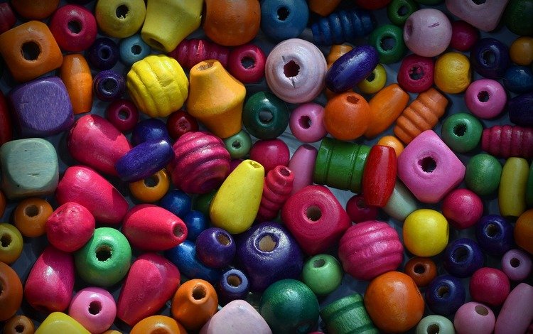 разноцветные, бусы, яркие, бусины, деревянные, colorful, beads, bright, wooden