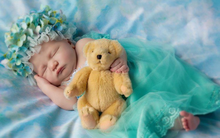 сон, дети, игрушка, ребенок, младенец, плюшевый медведь, sleep, children, toy, child, baby, teddy bear