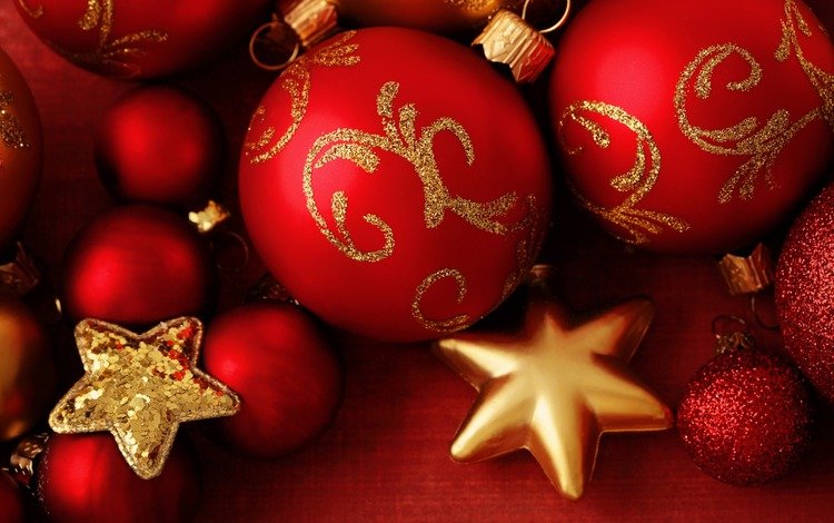 новый год, шары, звезды, рождество, елочные игрушки, new year, balls, stars, christmas, christmas decorations