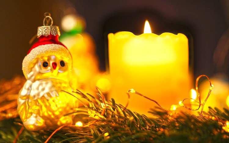 новый год, снеговик, свеча, рождество, гирлянда, new year, snowman, candle, christmas, garland