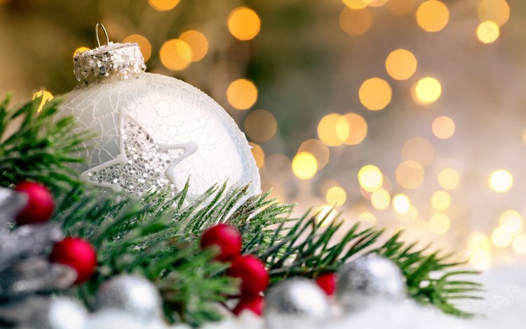 новый год, елка, шары, рождество, декор, smileus, еловая ветвь, new year, tree, balls, christmas, decor