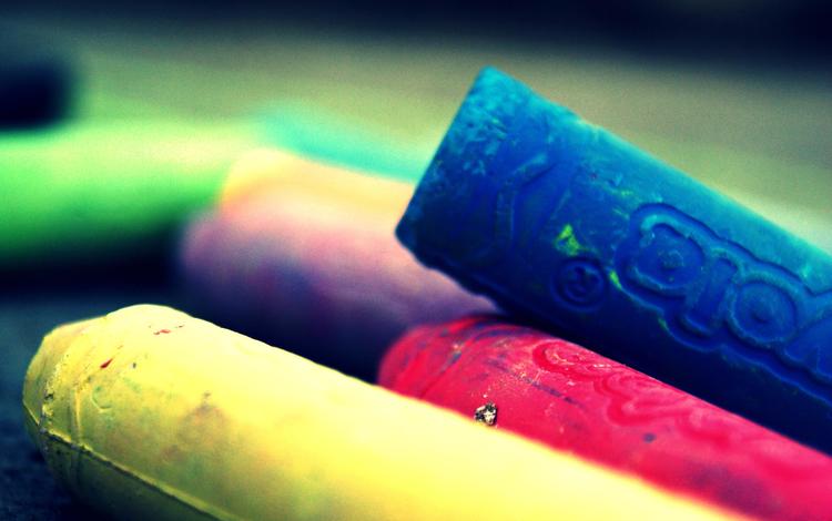 макро, разноцветные, цветные, рисование, мелки, macro, colorful, colored, drawing, crayons