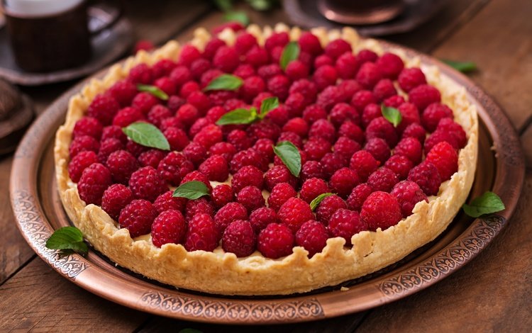 малина, ягоды, много, выпечка, десерт, пирог, raspberry, berries, a lot, cakes, dessert, pie