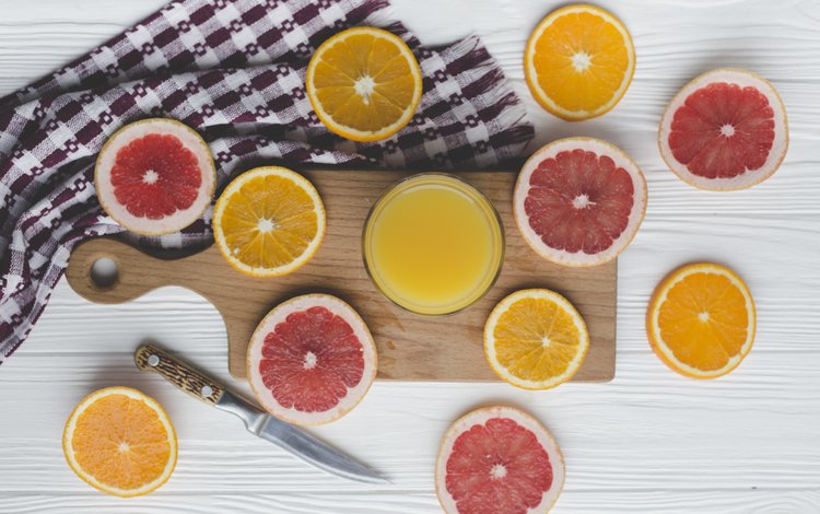 напиток, апельсин, дольки, грейпфрут, сок, фреш, drink, orange, slices, grapefruit, juice, fresh