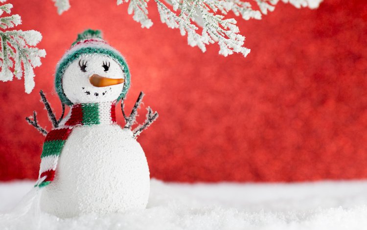 снег, новый год, зима, снеговик, рождество, украшение, snow, new year, winter, snowman, christmas, decoration