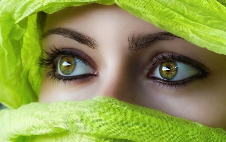 глаза, девушка, взгляд, лицо, восток, платок, eyes, girl, look, face, east, shawl