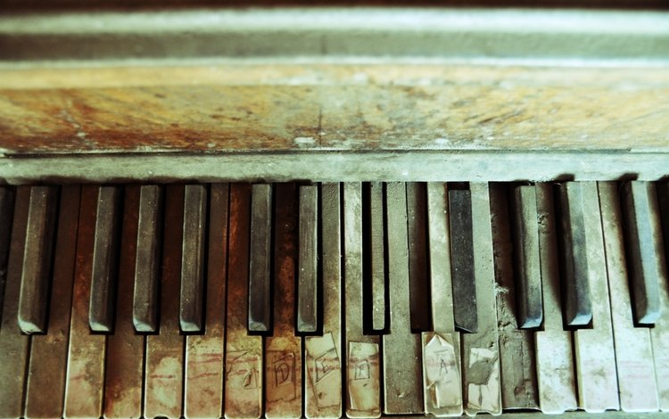 пыль, пианино, клавиши, музыкальный инструмент, dust, piano, keys, musical instrument
