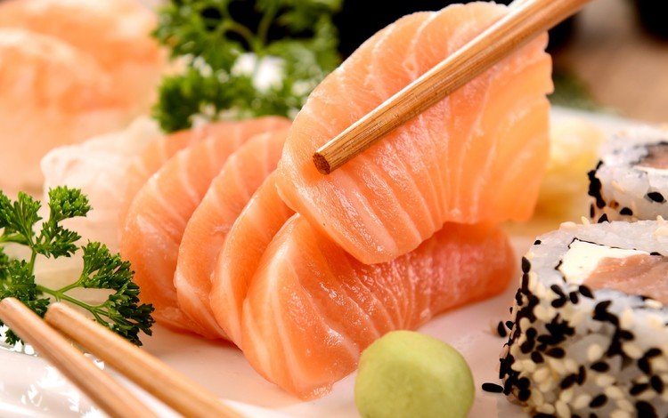 рыба, суши, морепродукты, японская кухня, fish, sushi, seafood, japanese cuisine
