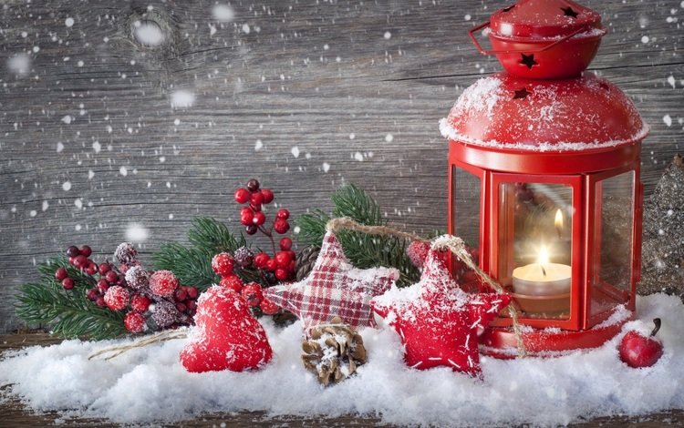 новый год, звезды, сердце, фонарь, игрушки, свеча, рождество, искусственный снег, new year, stars, heart, lantern, toys, candle, christmas, artificial snow
