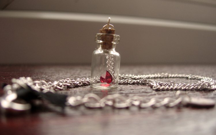 кулон, украшение, цепочка, бутылочка, pendant, decoration, chain, bottle