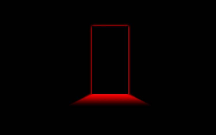 свет, дверь, минимализм, тень, черный фон, light, the door, minimalism, shadow, black background