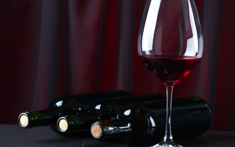 бокал, вино, бутылки, красное, glass, wine, bottle, red