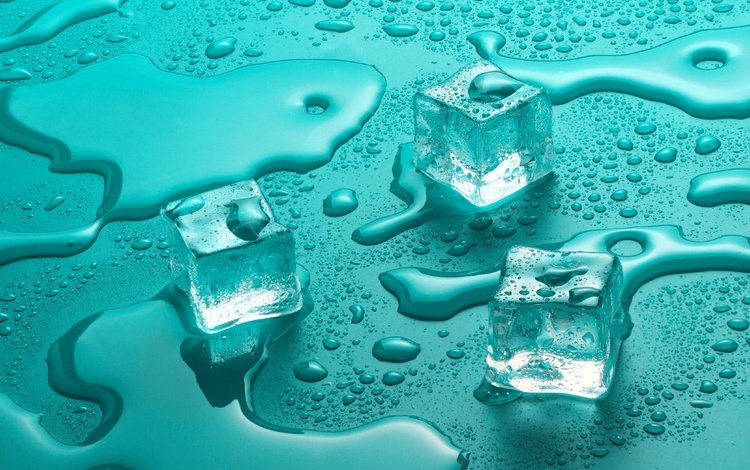 вода, капли, лёд, кубики, стекло, капли воды, water, drops, ice, cubes, glass, water drops