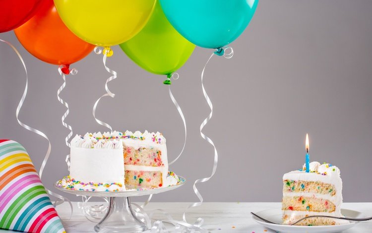 свечи, украшения, воздушные шары, праздник, сладкое, день рождения, торт, десерт, candles, decoration, balloons, holiday, sweet, birthday, cake, dessert