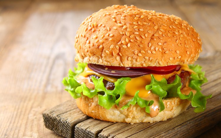 бутерброд, гамбургер, сыр, мясо, салат, чизбургер, sandwich, hamburger, cheese, meat, salad, cheeseburger