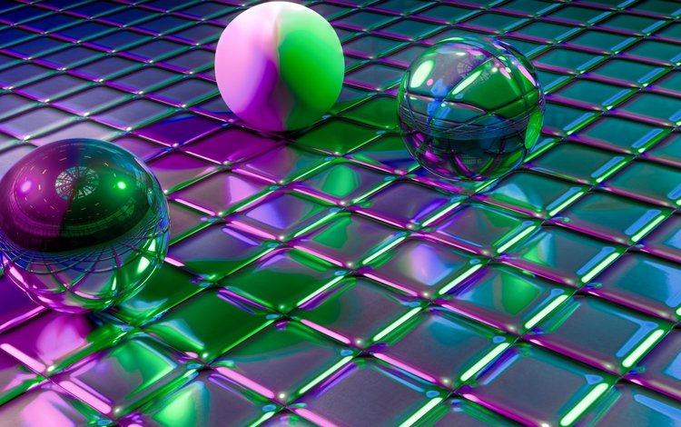 шары, отражение, формы, блеск, кубы, 3д, balls, reflection, form, shine, cuba, 3d