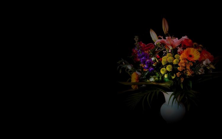 цветы, фон, букет, ваза, flowers, background, bouquet, vase
