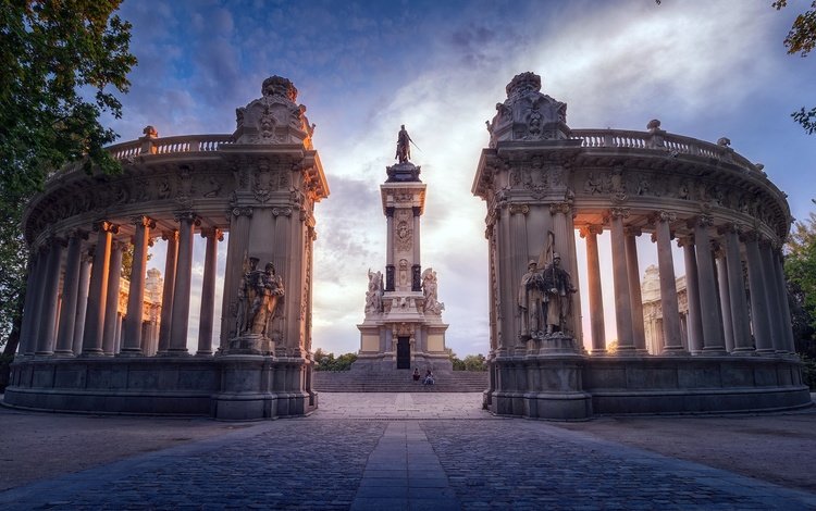 испания, мадрид, монумент, architectural column, famous place, spain, madrid, monument