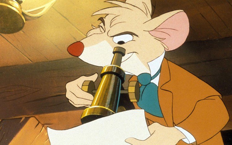мультфильм, великий мышиный сыщик, the great mouse detective, cartoon