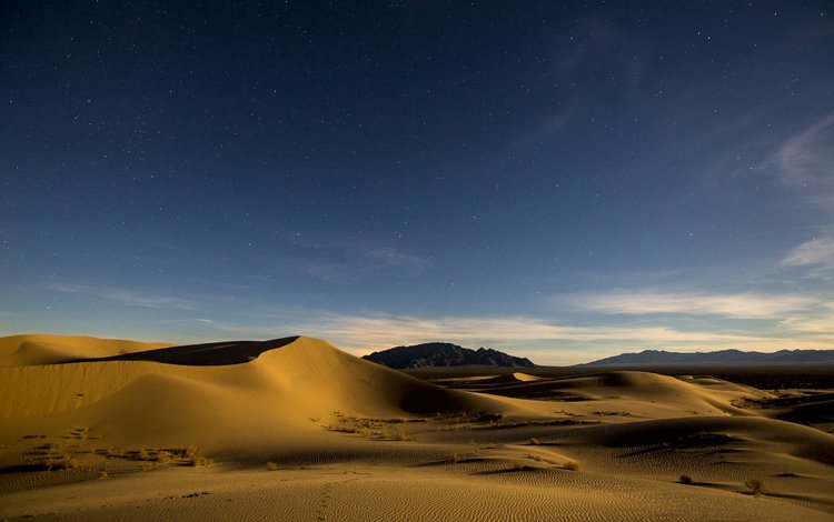 песок, пустыня, звездное небо, дюны, sand, desert, starry sky, dunes