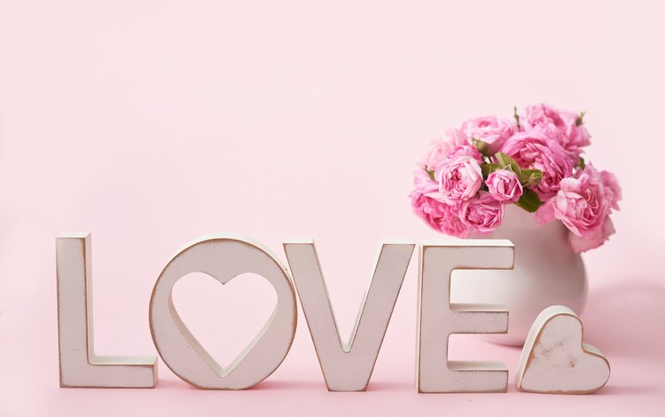 цветы, сердечко, любовь, букет, ваза, влюбленная, flowers, heart, love, bouquet, vase