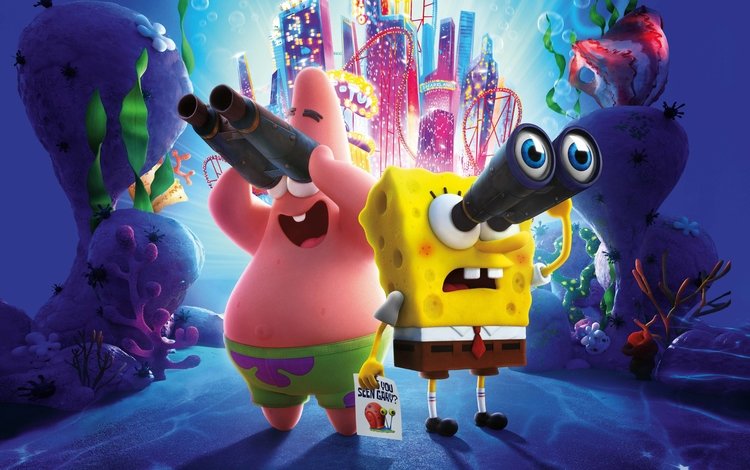 губка боб, патрик, the spongebob movie: sponge on the run, spongebob, patrick