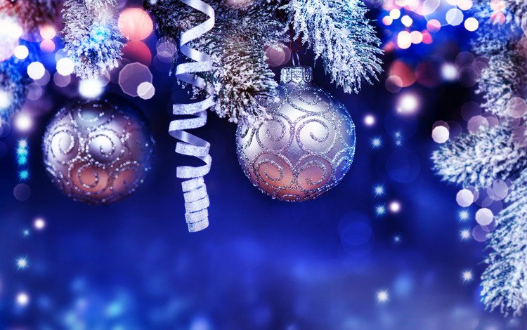новый год, шары, игрушки, праздник, рождество, новогоднее украшение, ветки ели, new year, balls, toys, holiday, christmas, christmas decoration, fir-tree branches