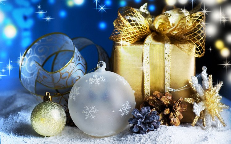 новый год, подарки, шарики, праздник, рождество, шишки, бантик, new year, gifts, balls, holiday, christmas, bumps, bow