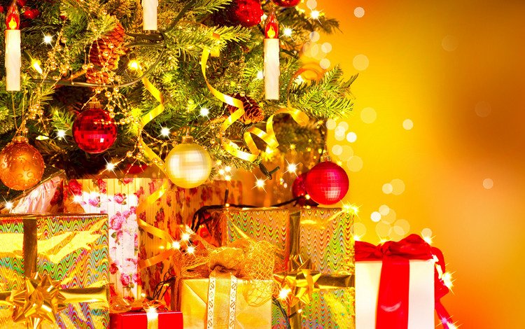 новый год, шары, подарки, ель, игрушки, рождество, new year, balls, gifts, spruce, toys, christmas