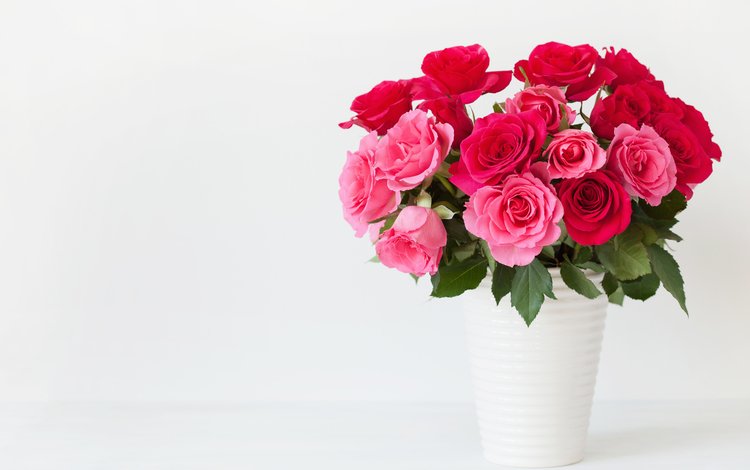 цветы, розы, букет, ваза, flowers, roses, bouquet, vase