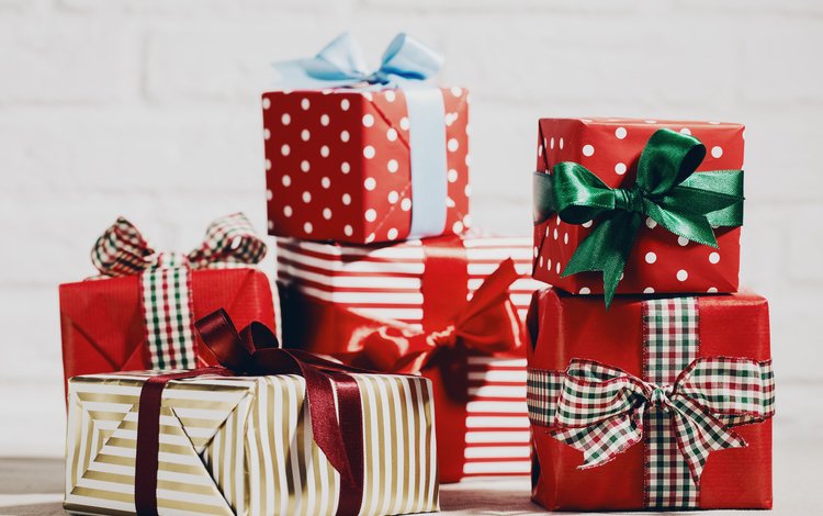 новый год, подарки, лента, рождество, бант, коробки, new year, gifts, tape, christmas, bow, box