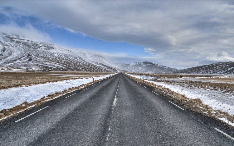 дорога, снег, road, snow