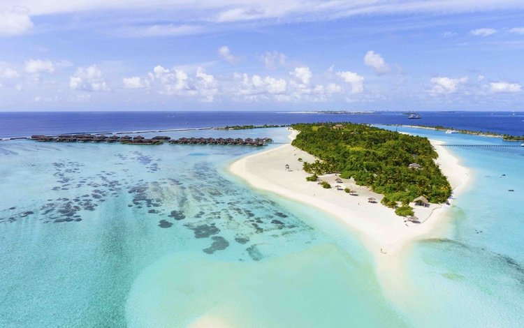 океан, остров, курорт, лагуна, мальдивы, the ocean, island, resort, laguna, the maldives