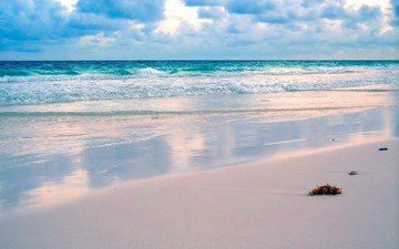 волны, песок, пляж