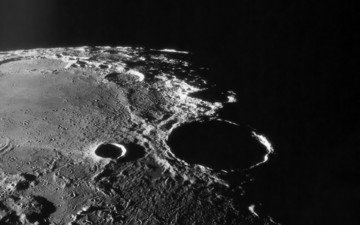 луна, тень, кратер