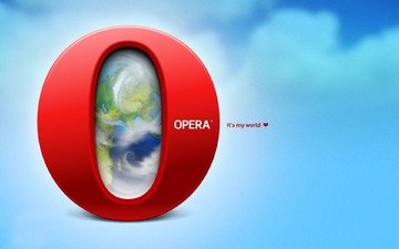 опера, буква, it's my world