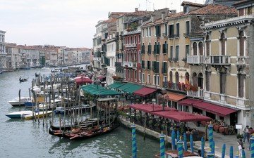 венеция, канал, гондола