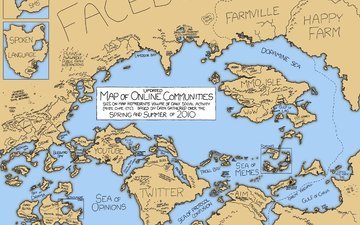 карта, континенты, онлайн-сообщества, интернет, сайты