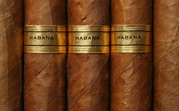 текстуры, макро, сигары, гламур, habana, кубинские сигары, бурые, gold label
