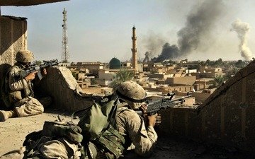 оружие, война, солдаты, ирак