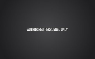 надпись, authorized personnel only, только уполномоченному персоналу