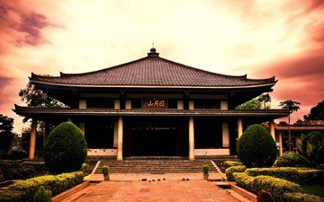 храм, япония