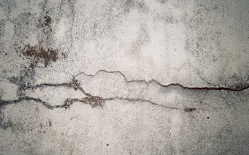 стена, трещина, старая бумага, бетон