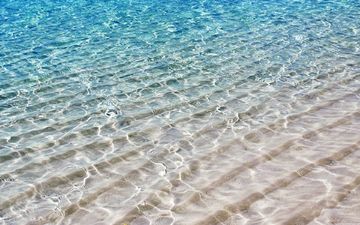 волны, море, песок, безмятежность