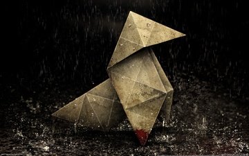 оригами, heavy rain, quantic dream