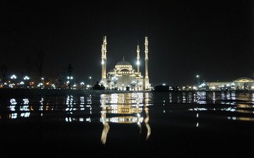 мечеть, грозный, чр, сердце чечни
